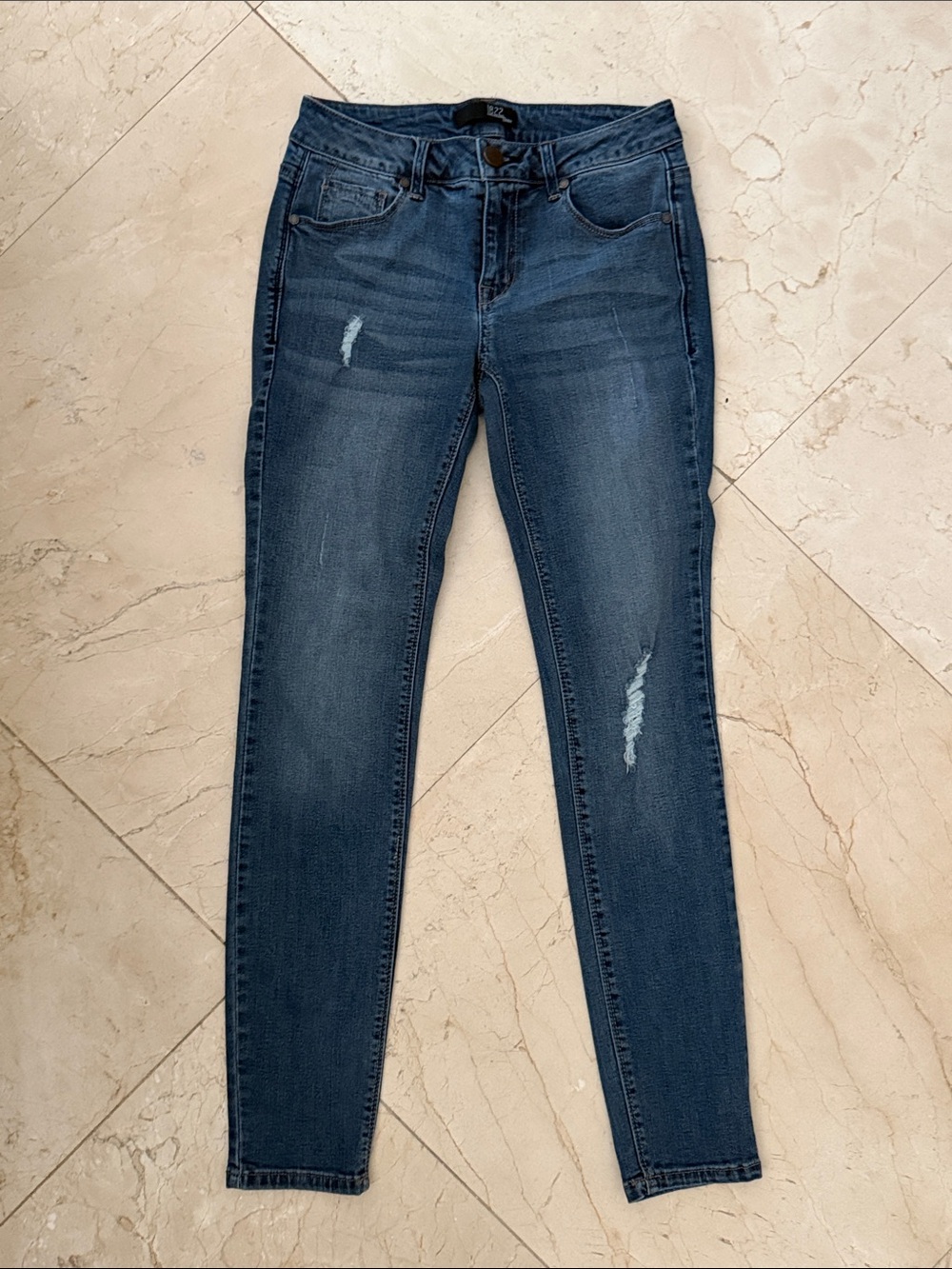 1822 Denim- Blue Women's Skinny Jeans - Classic Stretch Fit